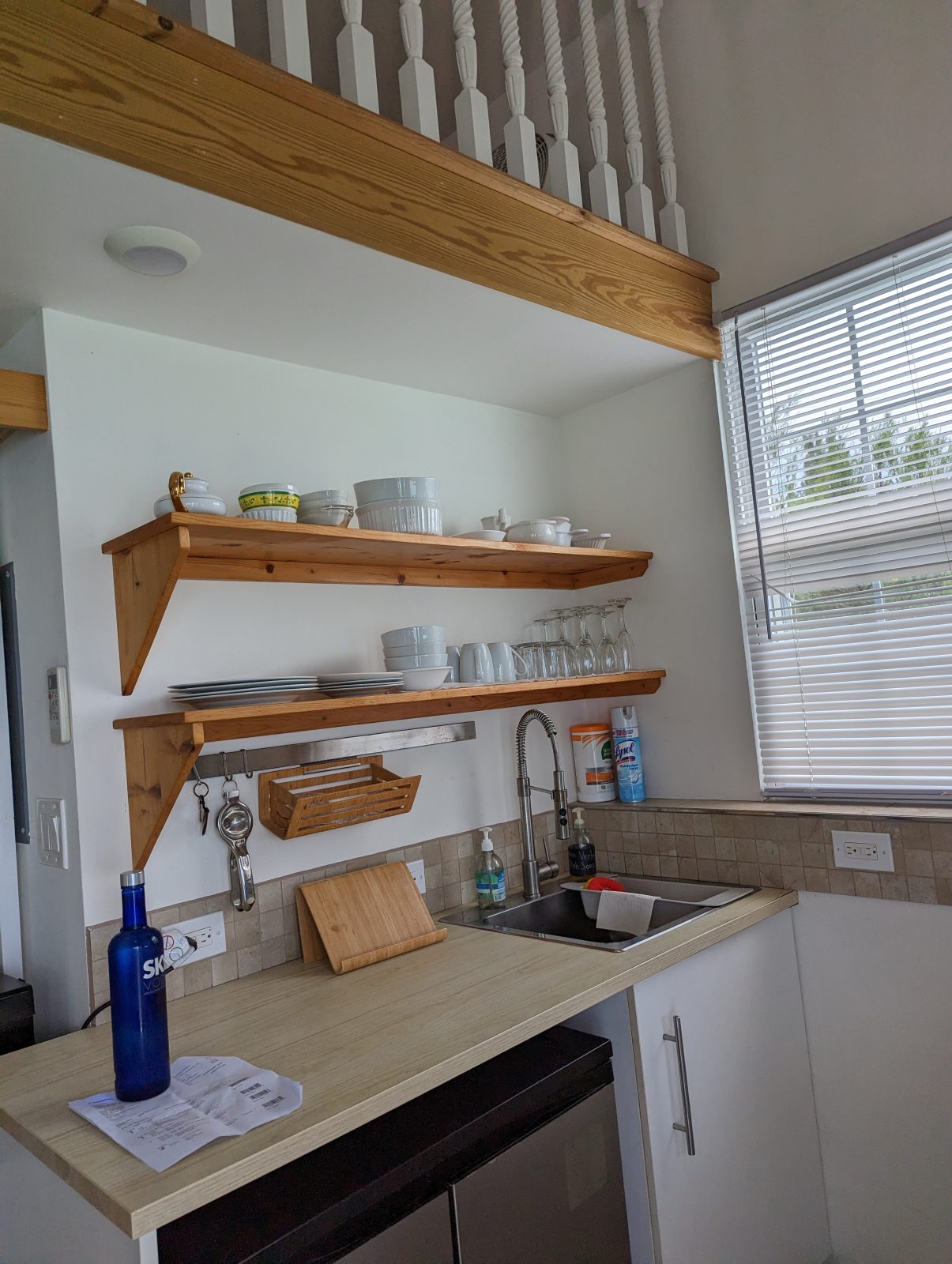 Kitchen shelves
