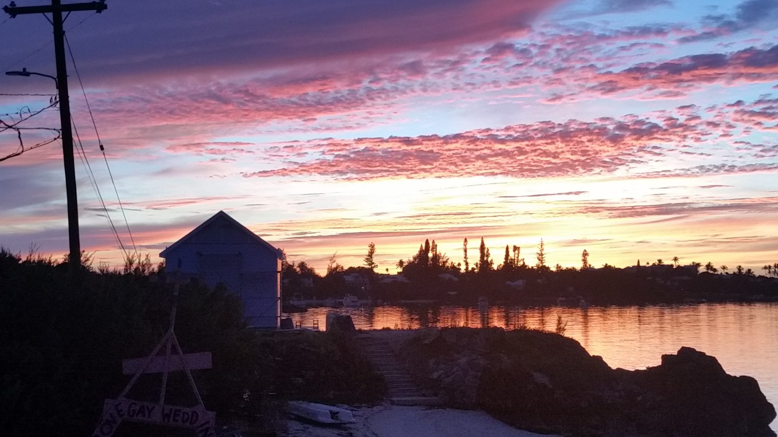 Sunset from the cottage